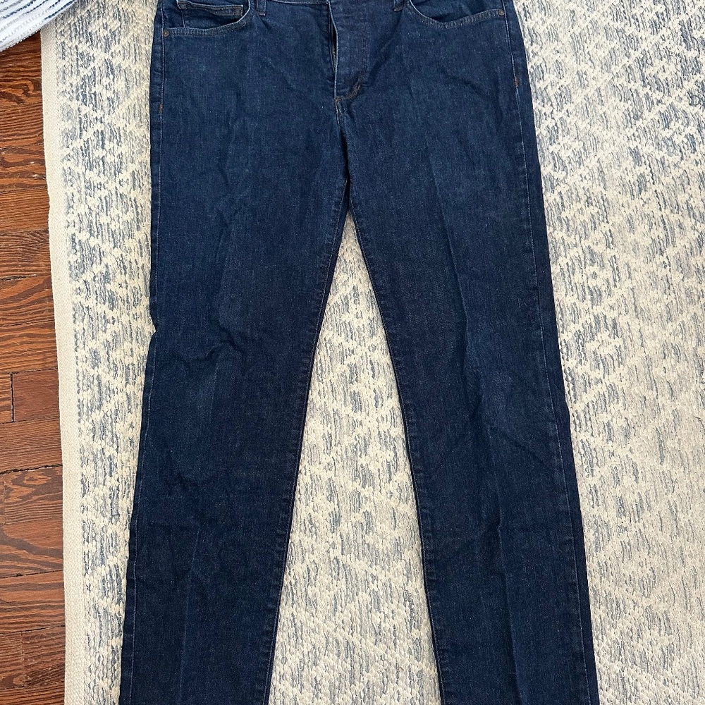 Joe’s Jeans Dark Wash Elliot Slim Straight Tapered Jeans Men’s 36